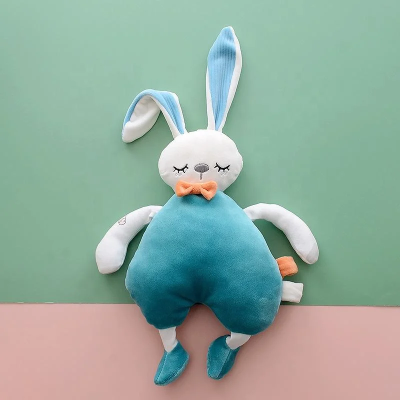 DOT Fleece Cute Rabbit Shape PP Cotton Filling Comfort Toy