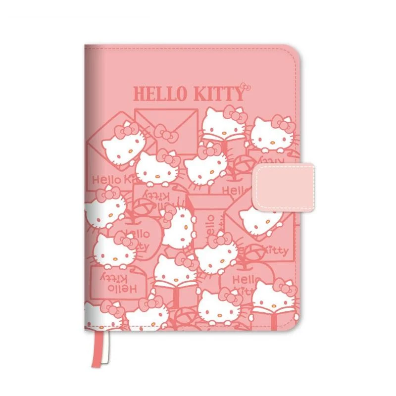 Kawaii Cute Cartoon Bloc de notas de cuero fresco pequeño diario para llevar con usted mano Cuadernos de contabilidad