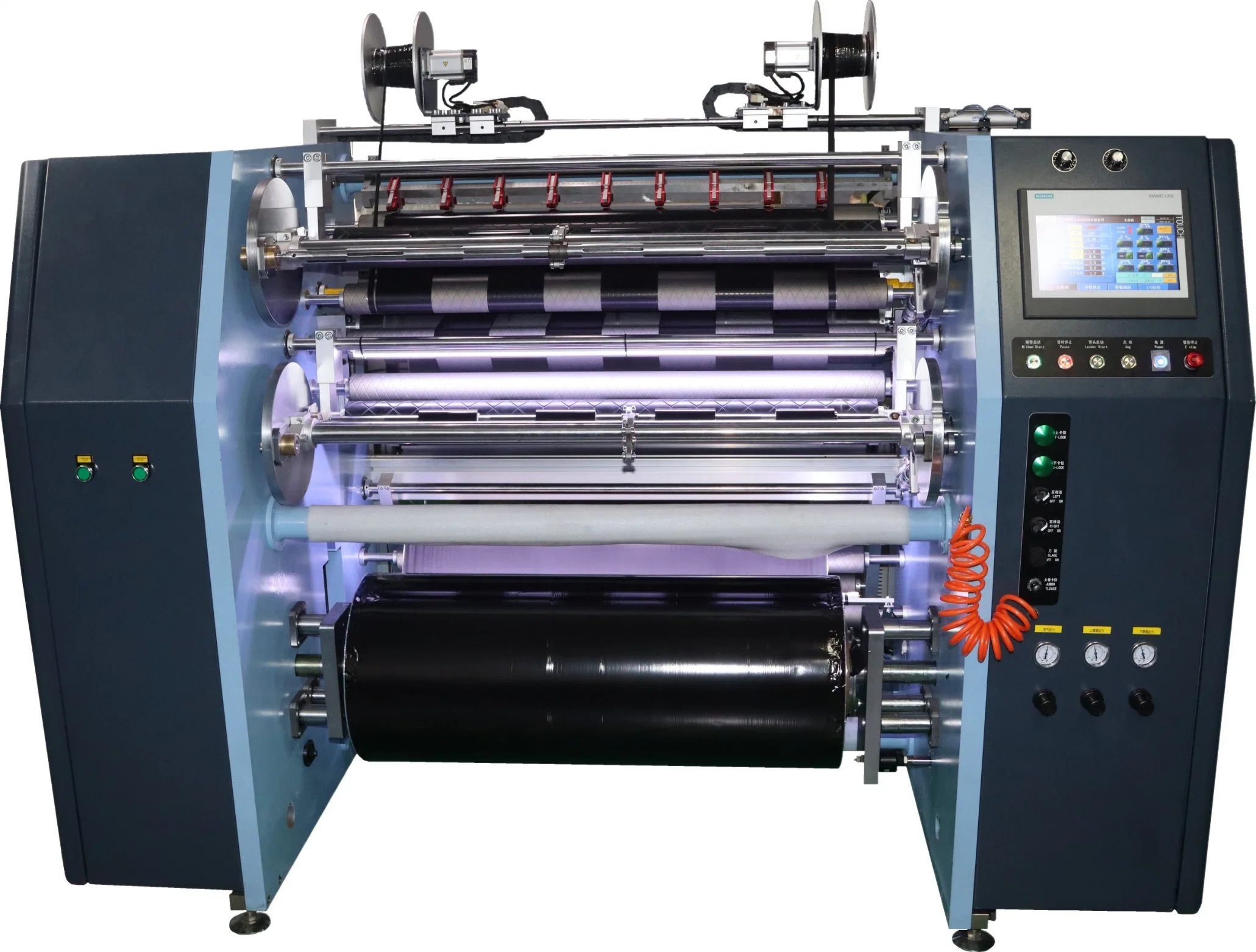 Top Sales Professional Cheap ID Barcode Printer Ribbon Rewinding Slitting Machine