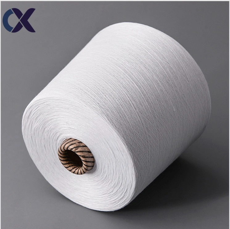 30s AA Grade Raw White 100% Polyester Spun Yarn