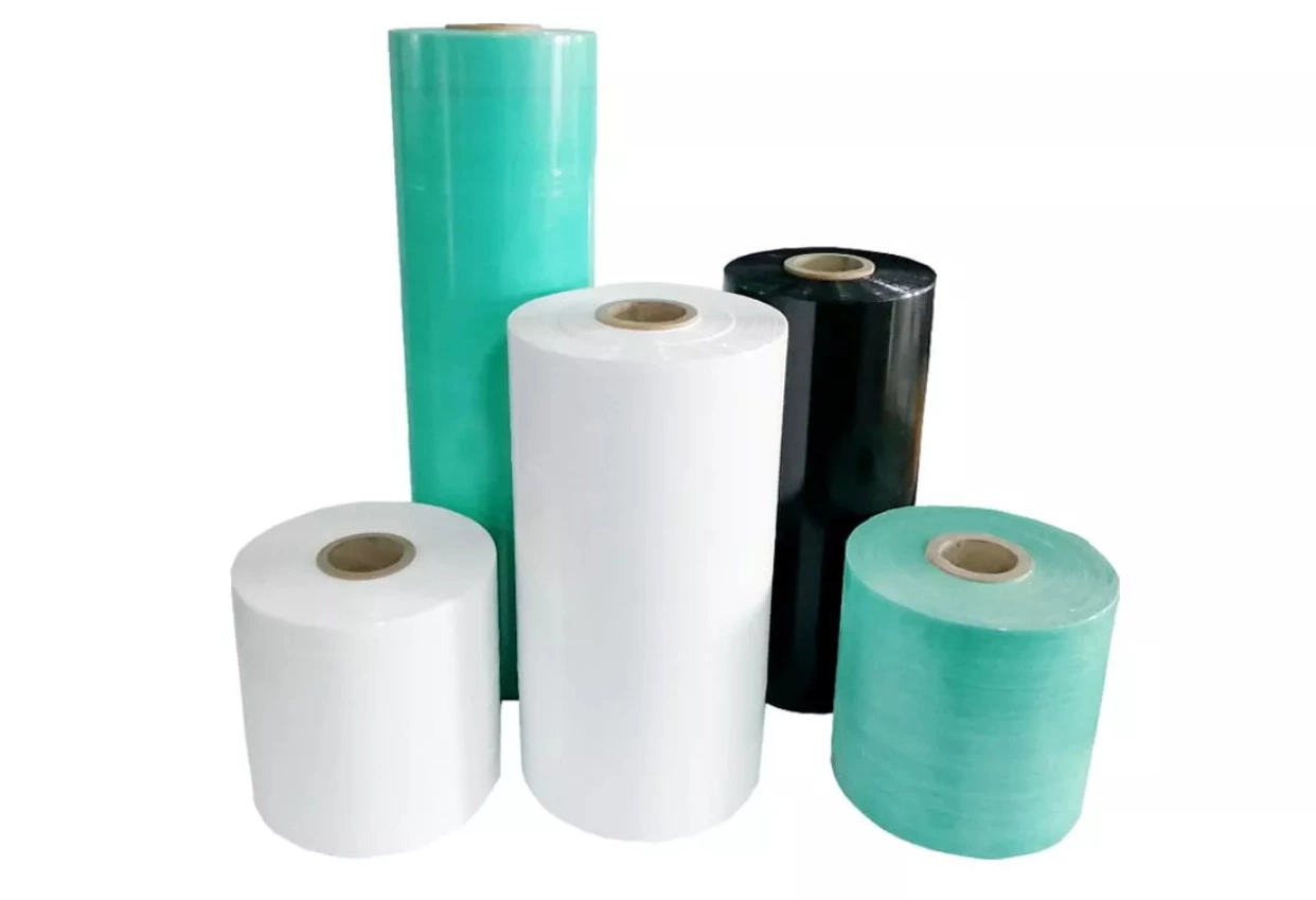 LLDPE Soft Schrumpffolie Kunststoff-Wrap für rund Hay Ballen 750mm Silage Stretch Film zum Verkauf