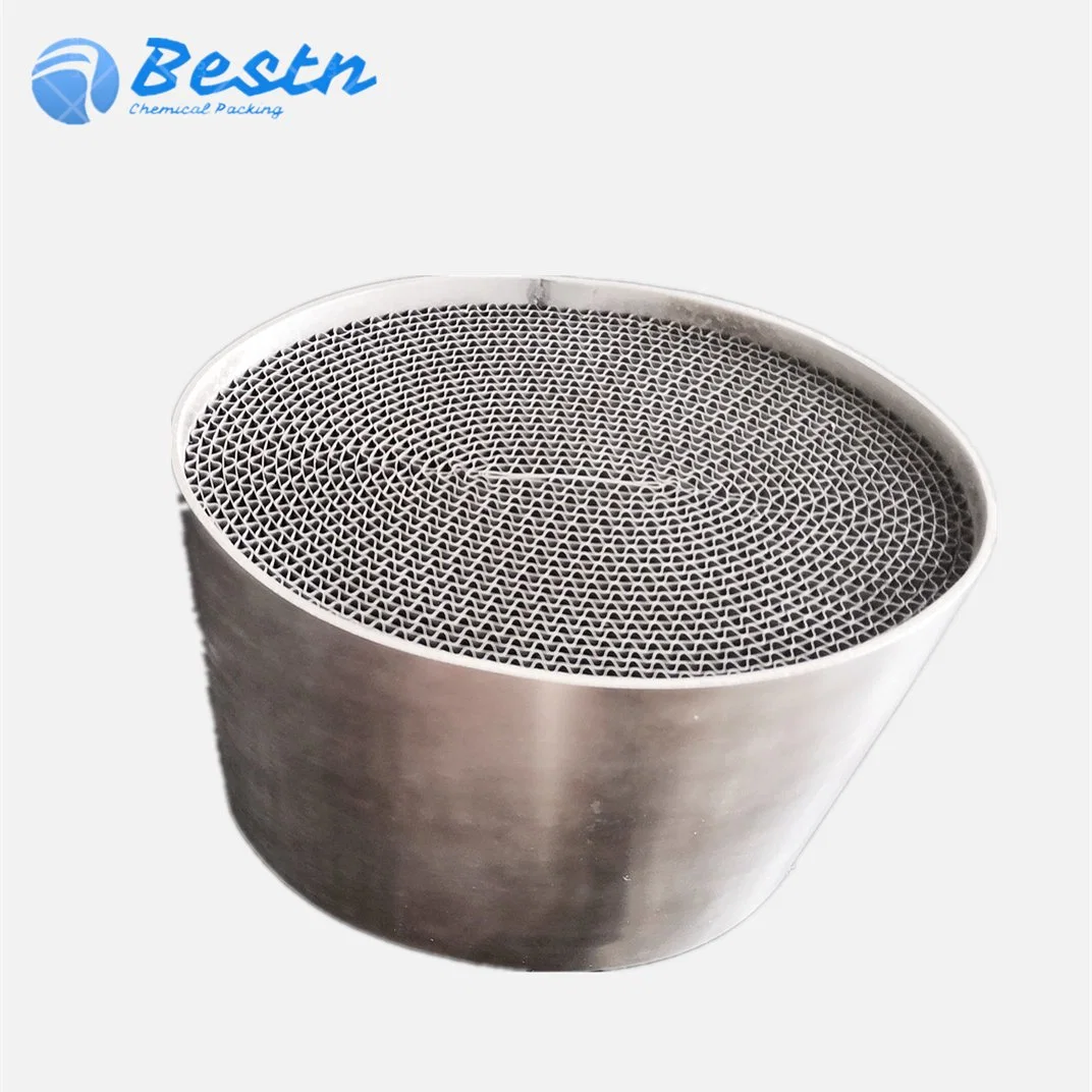 Round Metallic Substrate Catalytic Converter as Car Catalyst Carrier for Diesel Engine