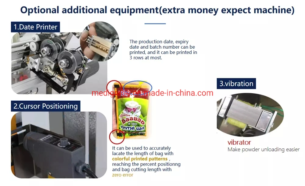 CE Small Sachets Automatic Rice Spices Powder Coffee Packing Machine Tea Bag Multi-Function Packaging Machines