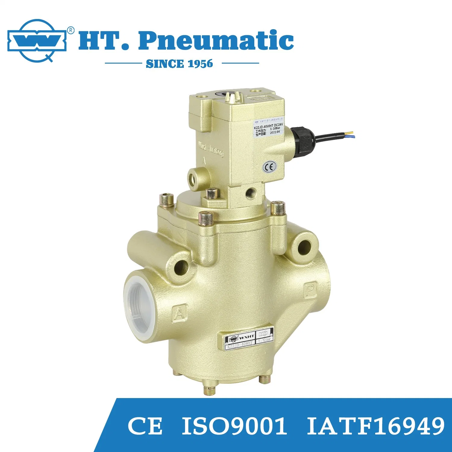 China Valve Wholesale/Supplier Supplier High quality/High cost performance  Pulse K22jd-40wht Hydraulic Solenoid Valve