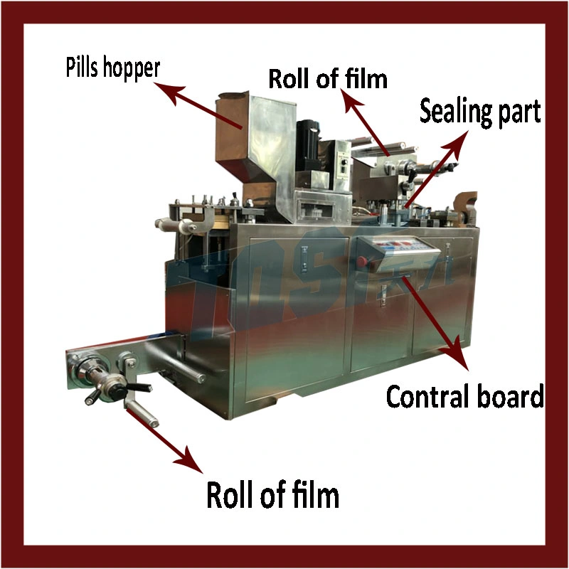 Machine automatique d'emballage/scellage de capsules et comprimés pharmaceutiques en blister pour la fabrication de pilules avec prix d'usine