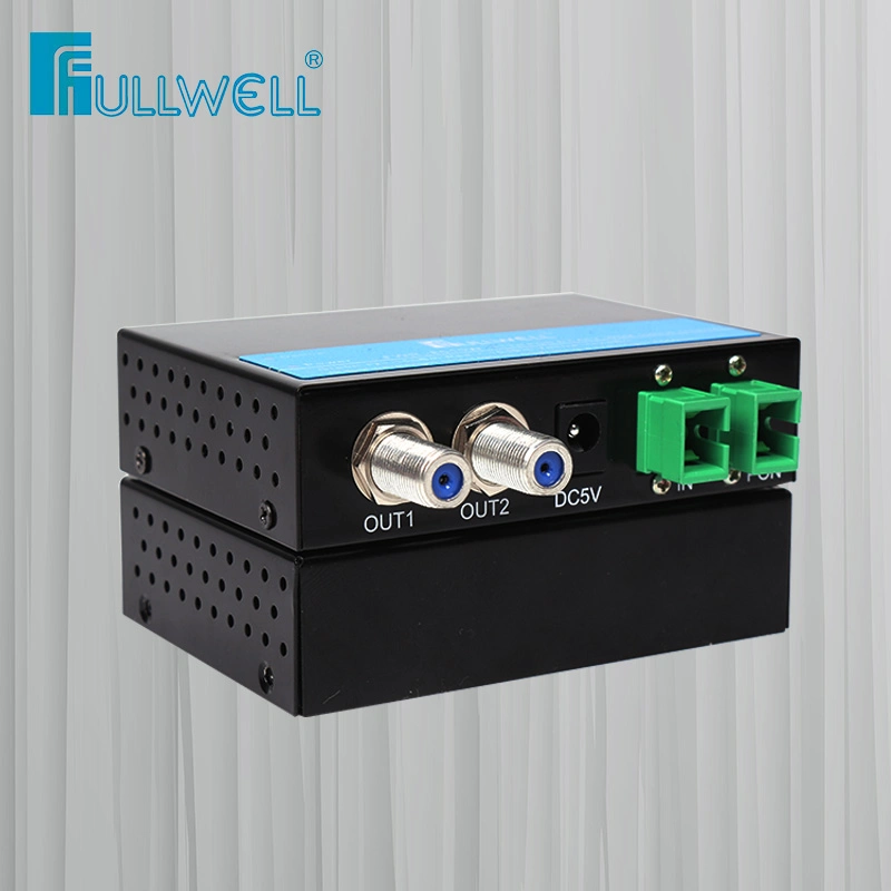 Receptor óptico FTTH de 2 vías de salida de FullWell CATV