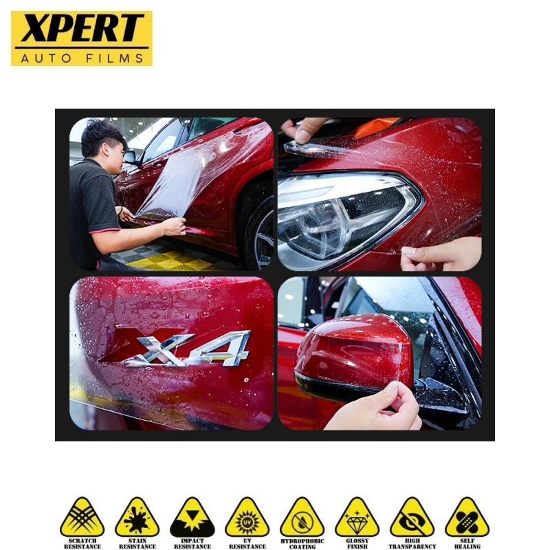 Xpert Auto Films calidad brillante acabado mate resistencia a arañazos autoreativa PPF coche TPU