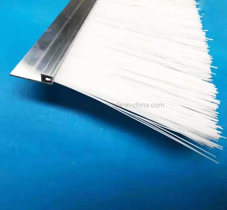 China White Nylon Bristle Sealing Brush Strip