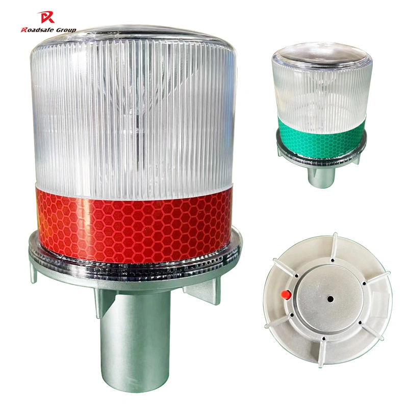 Solar Warning LED Barrier Light Traffic Cone Light Blinker