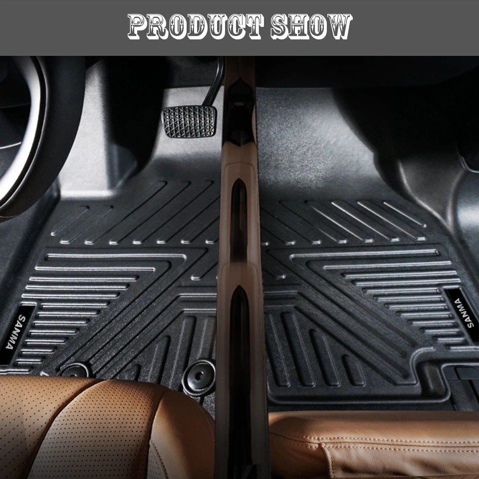 Sanma Car Interior Protect Accessories 3D TPE Foot Mat Waterproof Car Floor Mat for Toyota Camry