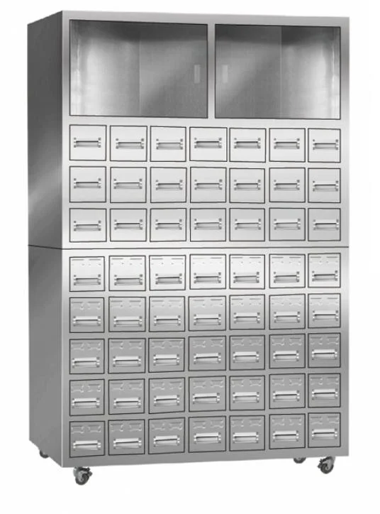 Durable Medical Metal Cabinet Stainless Steel Medicine Cupboard for Clinic with 304 Material