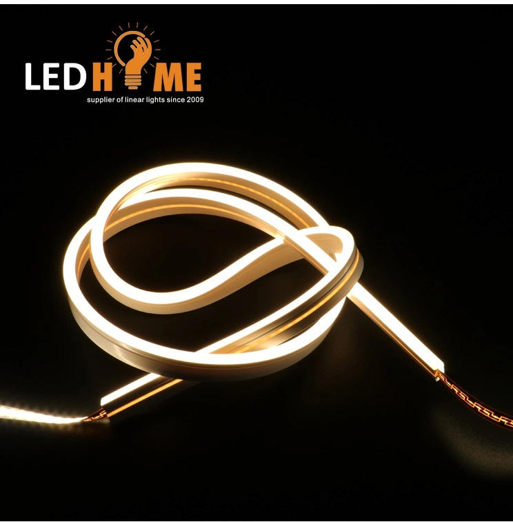 تيار مستمر 24 فولت، 6 × 12 مم، LED، نيون، أنبوب رفيع، مرن، سيليكون نيون نيون ديكور LED ستريب الخارجى