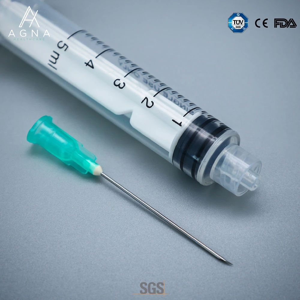 Disposable Luer Lok Syringe Wholesale/Supplier Medical Supplies Online Disposable Luer Lock Syringe with Needle 5ml Medical Instruments