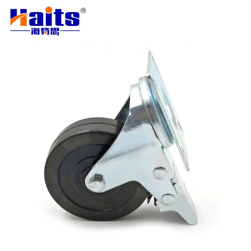 Furniture Hardware 2 Inch 3 Inch Swivel Plate Caster with Brake