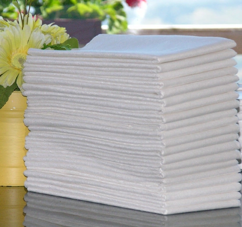 Spunlace Woodpulp and Polyester Non Woven Cleaning Wipes for Industrial and Commercial Usage