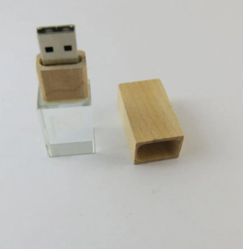 Кристально чистый флэш-накопитель USB рекламных подарков творческих карту памяти Memory Stick USB логотип деловых обедов 128 ГБ