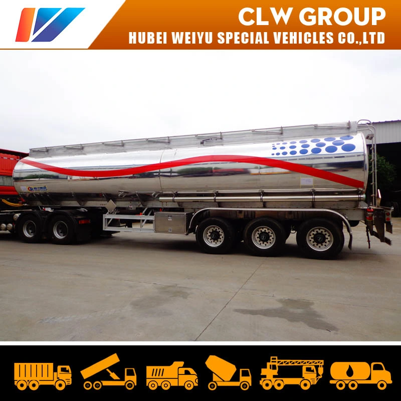 44000L 44cbm Aluminum Alloy Fuel Oil Transport Tanker/Tankers Truck Trailer/Semi-Trailer for Saudi Arabia