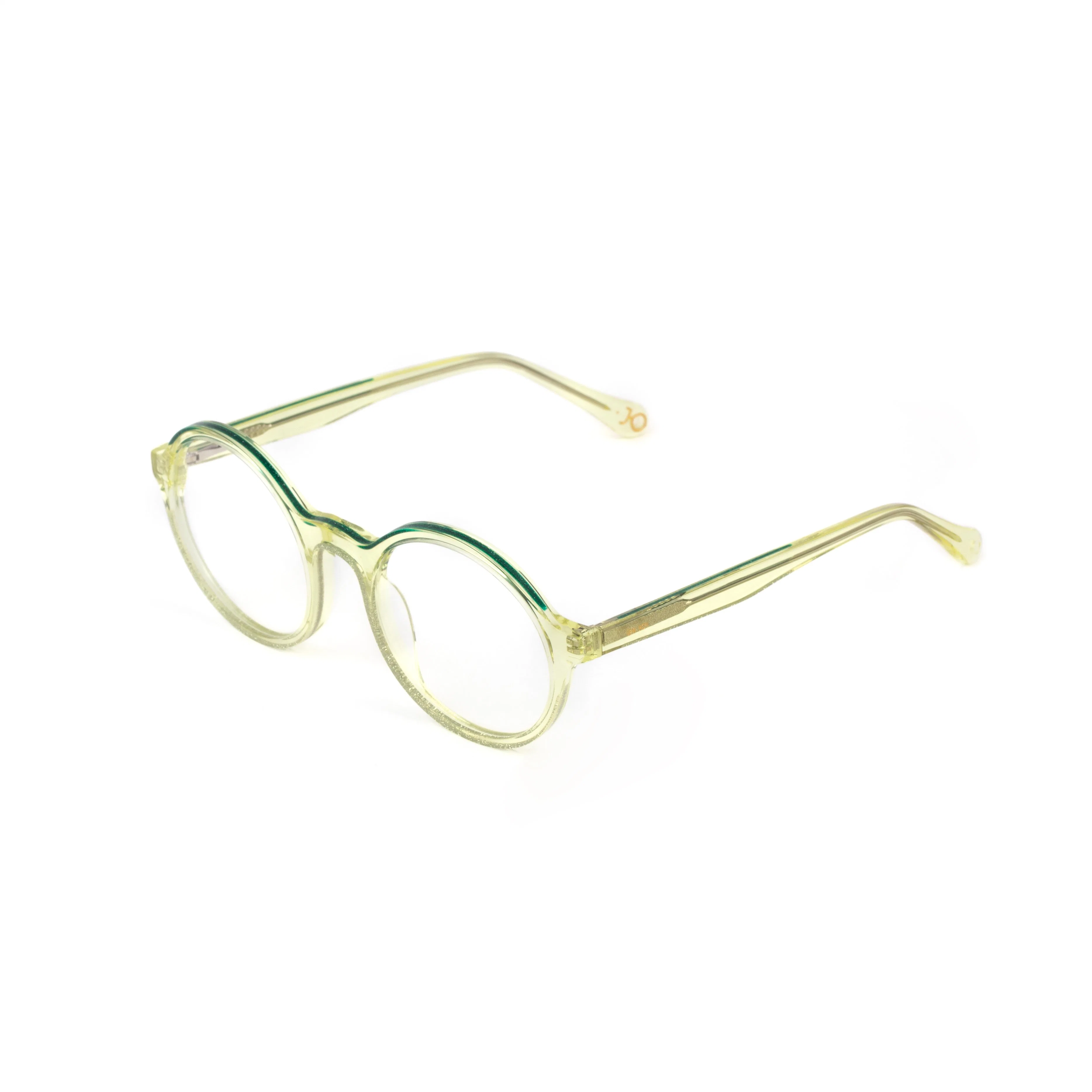 Yellow Pure Acetate Acet Optical Luxury Top Quality Eyeglasses Frames