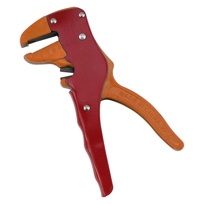 0.25-6.0mm alicates pelacables automático Pelacables Cable ajustable con pico de pato de la cortadora de doble tornillo de la nariz Clippers Tools