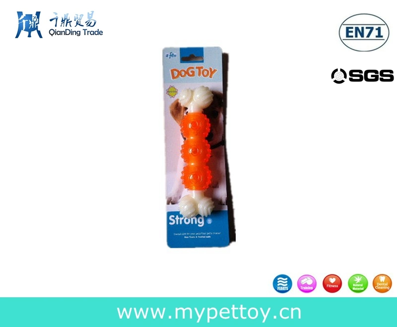 2015nuevo hueso de nylon con TPR mascota Chew Toy