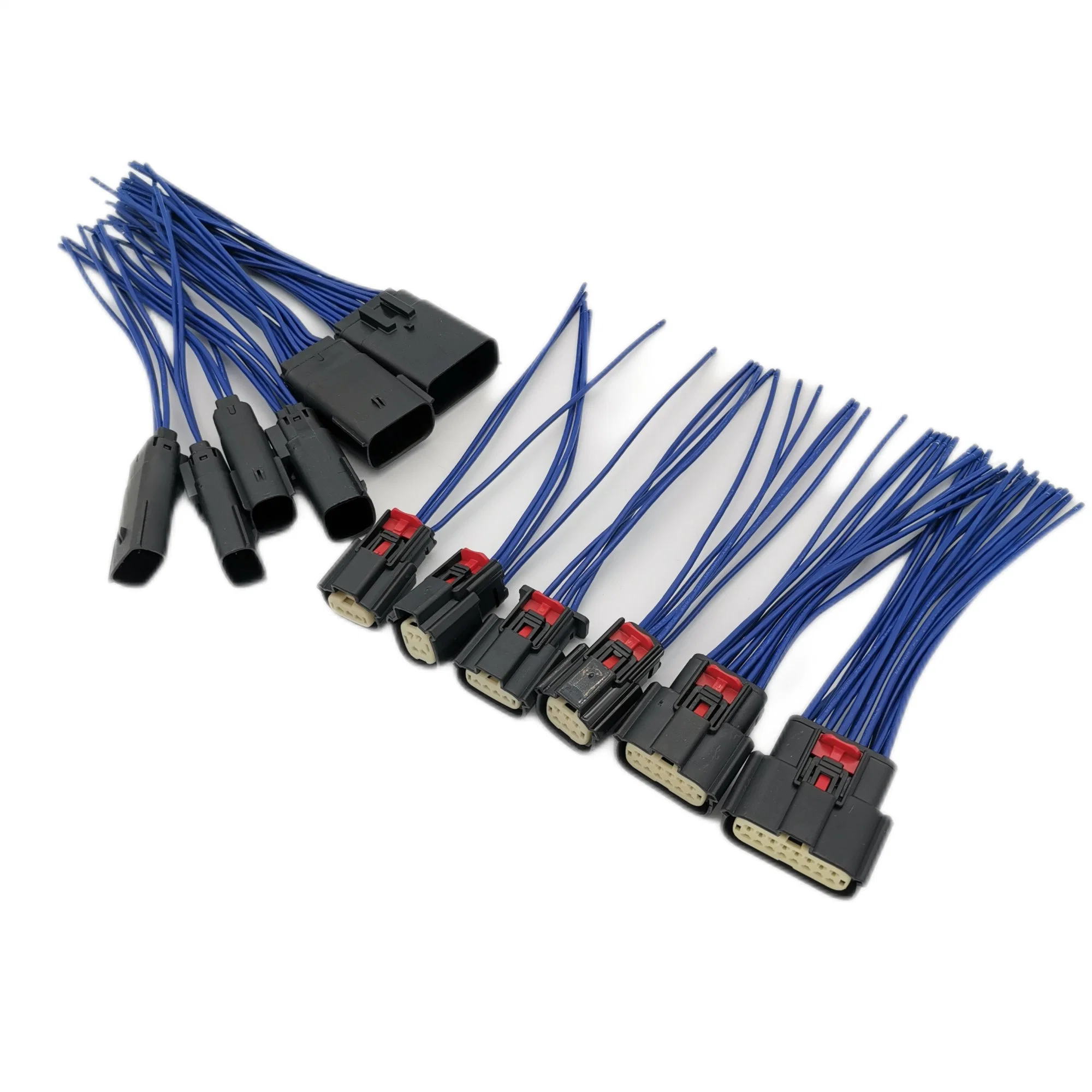 Coche de la industria automotriz Waterproof Mx150 Mazo de cables de conector macho personalizado