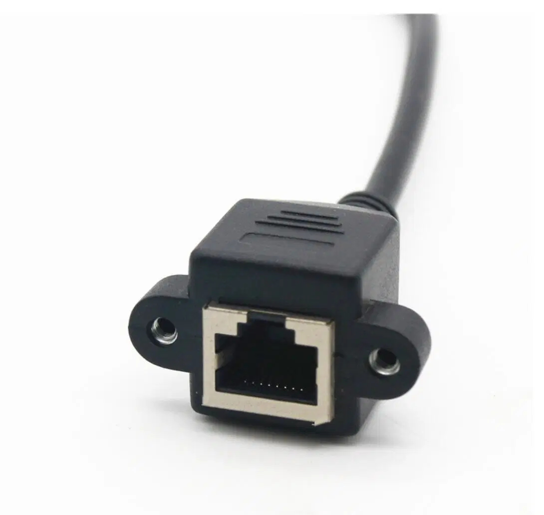 High quality/High cost performance  600MHz Black CAT6 Cat7 RJ45 Ethernet Extension Network Cable