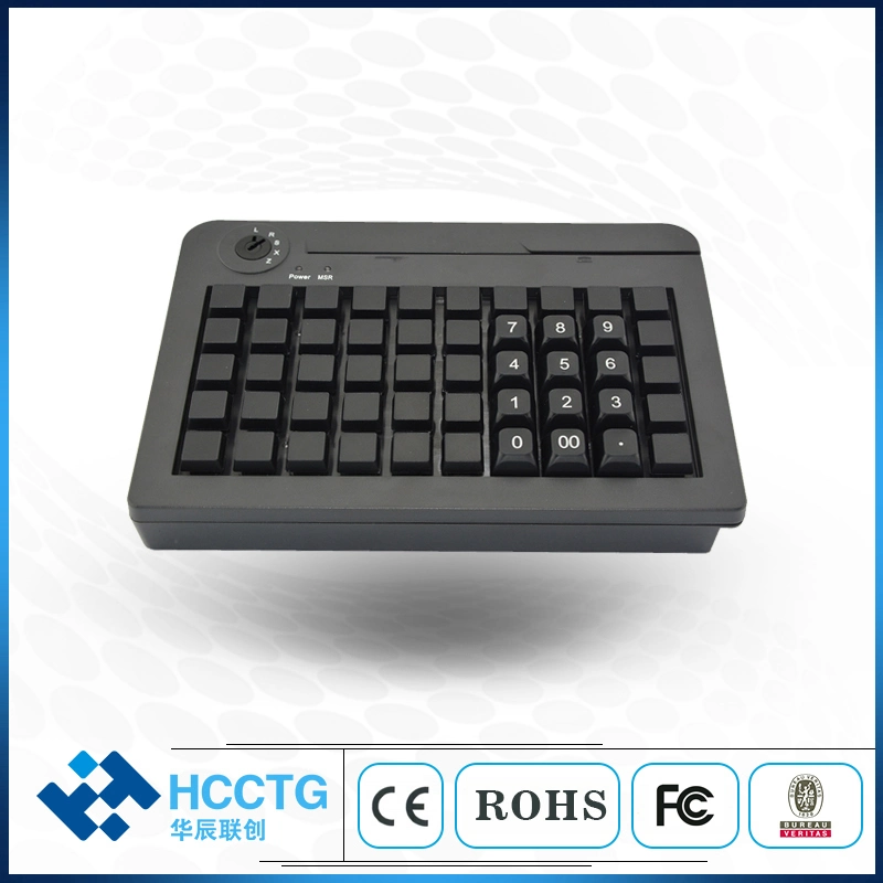 50 chaves Electronic Lock pos Máquina caixa register Kb50m USB Teclado MSR programável