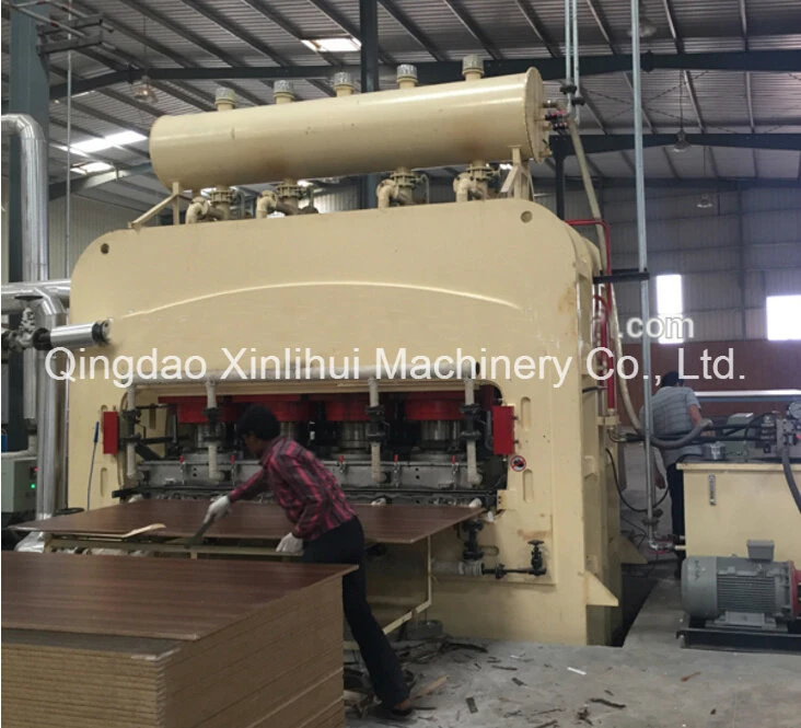 Automatic Short Cycle Hot Press Veneer Production Line for Precomposed Wood Veneer/ Veneer MDF Laminited Machine/ Automatic Hot Press Veneer Production Line