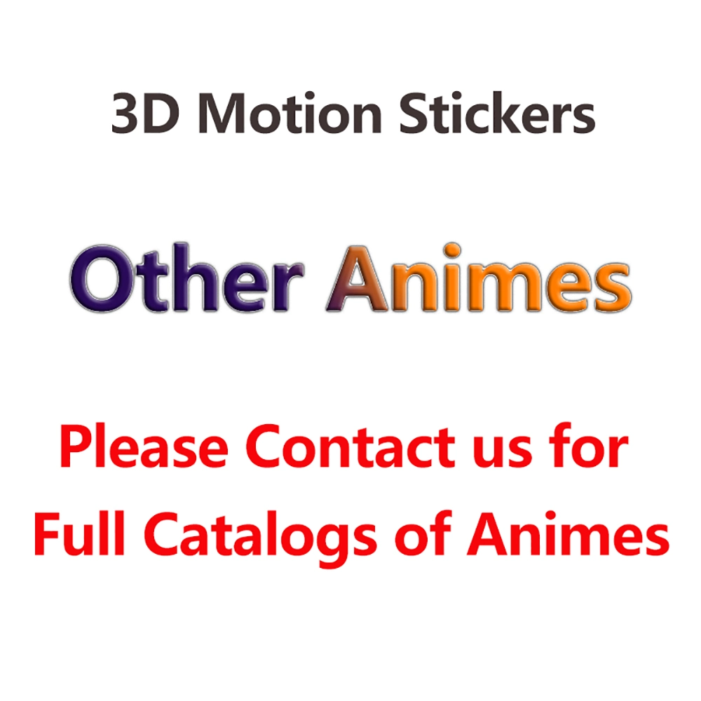 Sailor Moon ANIME 3D Decals Cartoon Stickers para coches, frigoríficos, etc.