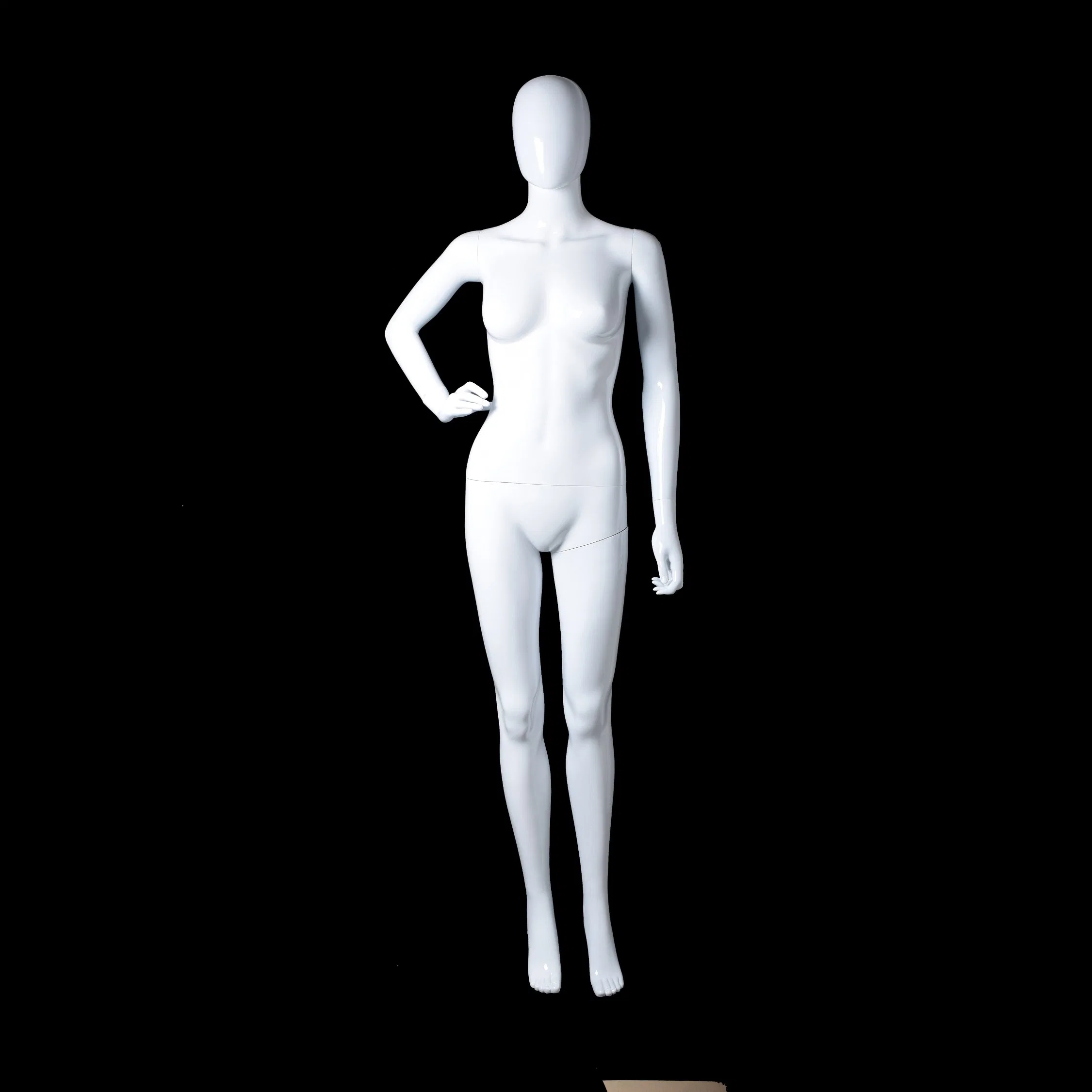 2019 Unbreakable PP Full Body White Male Mannequin for Window Display