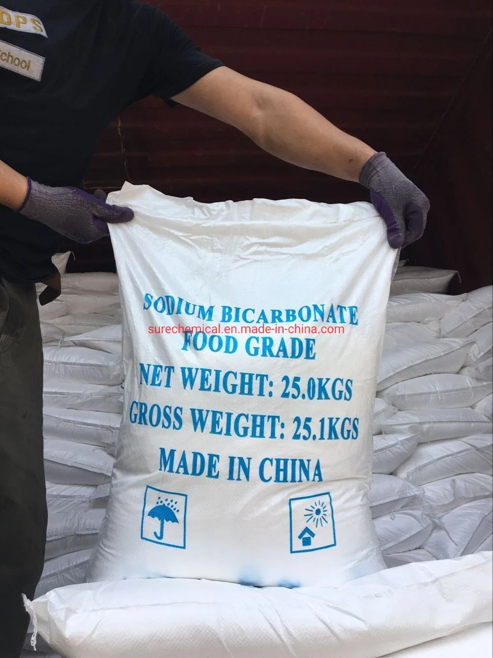 China Above 99% White Powder Sodium Bicarbonate Baking Soda Food Additive