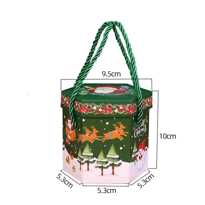 Christmas Gift 2024 New Design Christmas Gift Stereo Square/Cylindrical Paper Box for Decoration