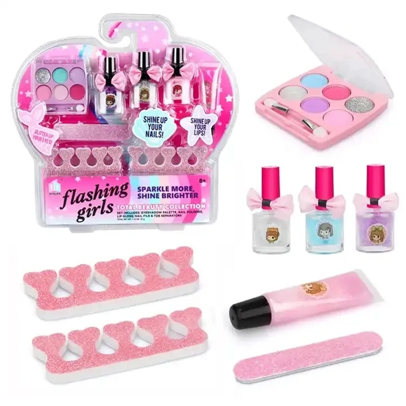 Promotional Toy Beauty Educational Toys Colorful Interesting Children Girls Pretty Girl Cosmetic Gift Makeup Toy Set for Kids