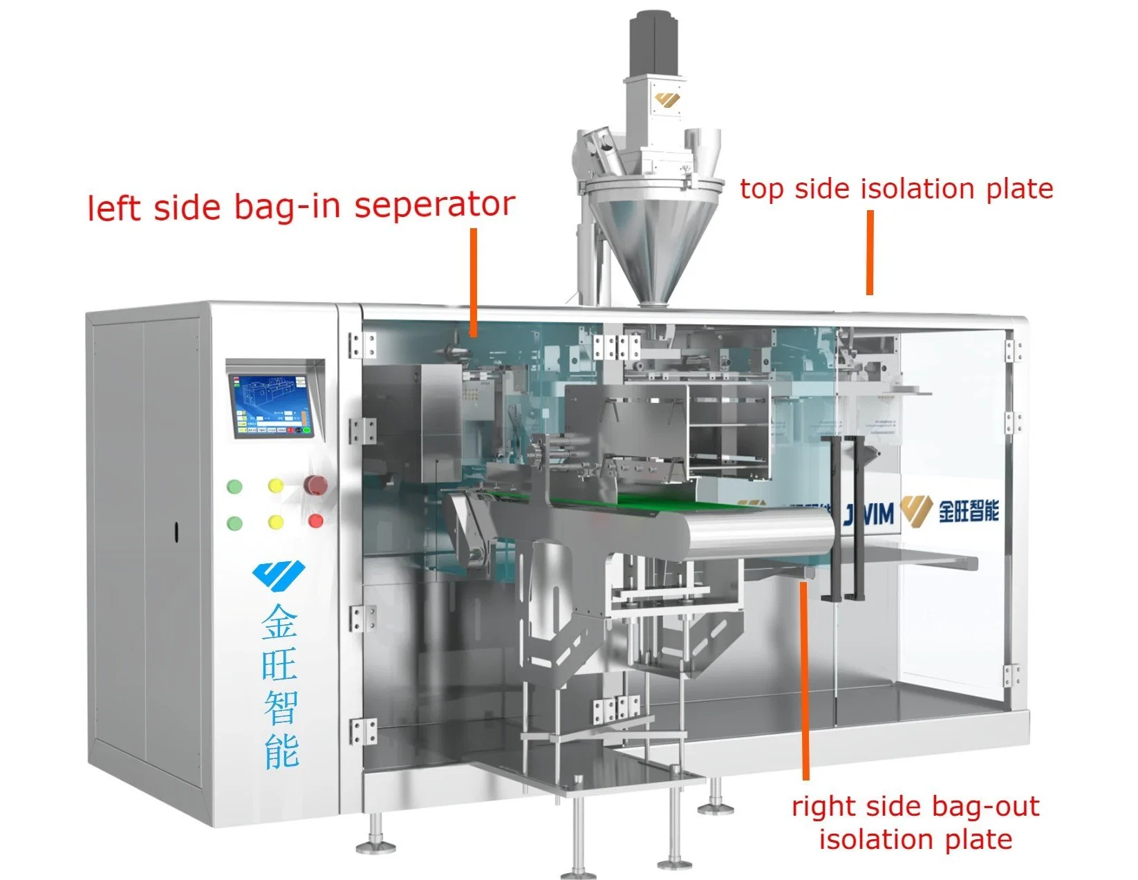Dgd-280bj Automatic Wg Wdg Water Dispersible Granule Horizontal Pouch Packing Machine Agrochemicals, Veterinary