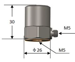 Xiyuan Side Output PE Piezoelectricaccelerometer Vibration Sensor