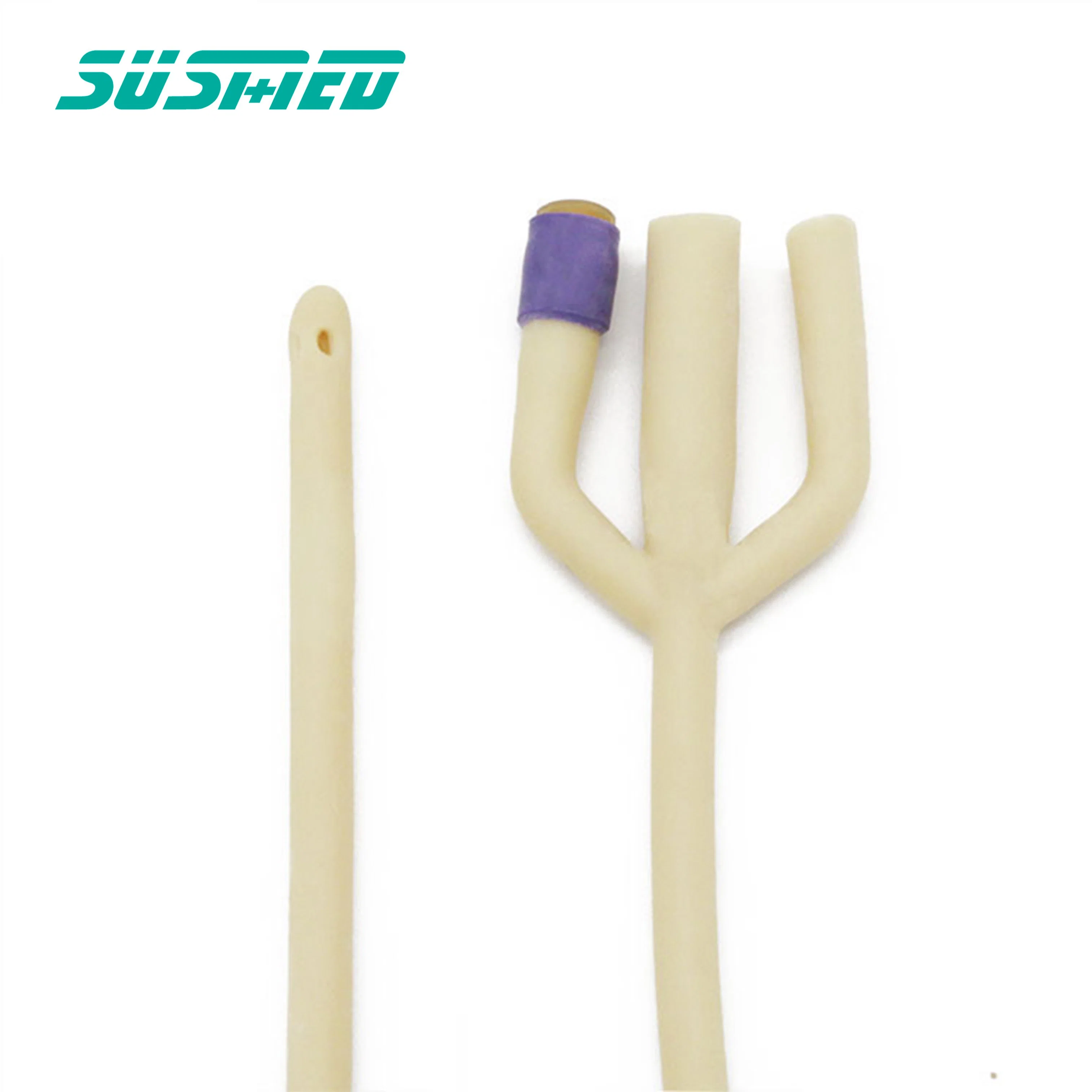 3-Way Standard Silicone Coated Latex Foley Catheter