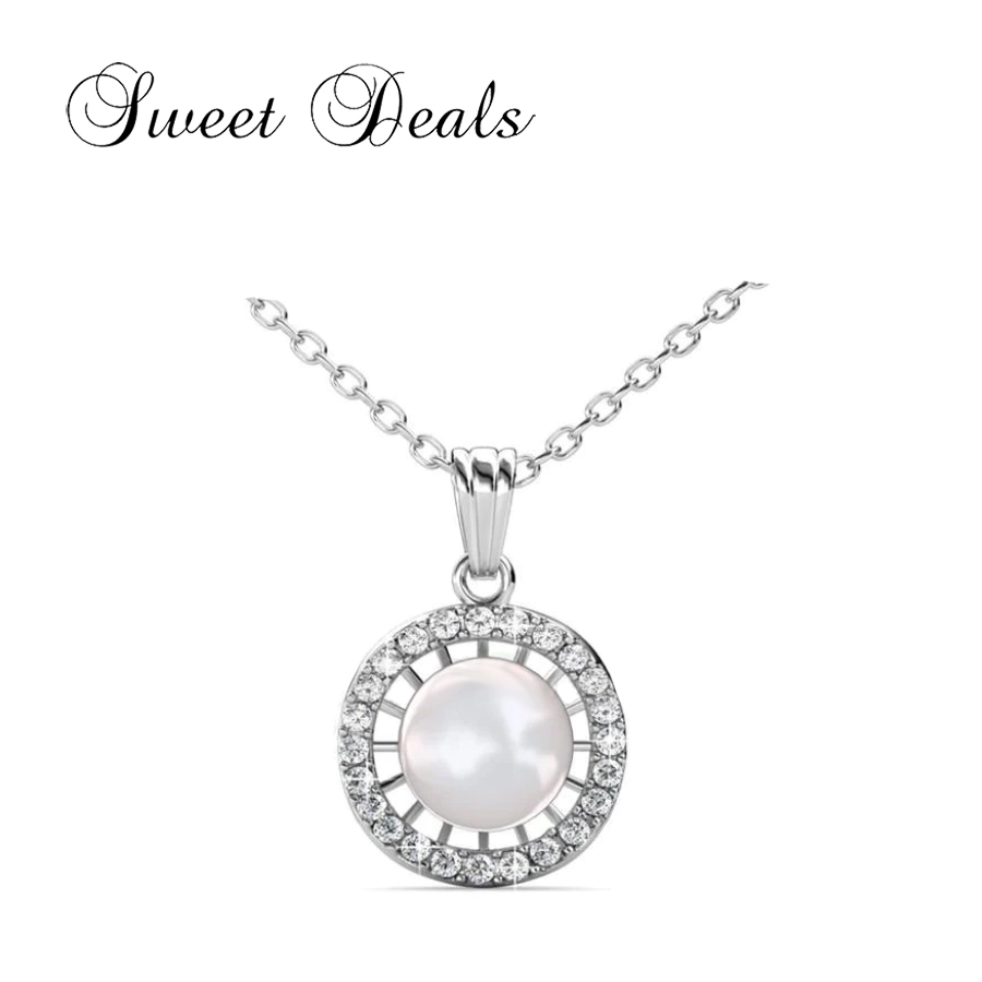 Fashionable Personality Pearl Necklace with S925 Silver Necklace Jewelry