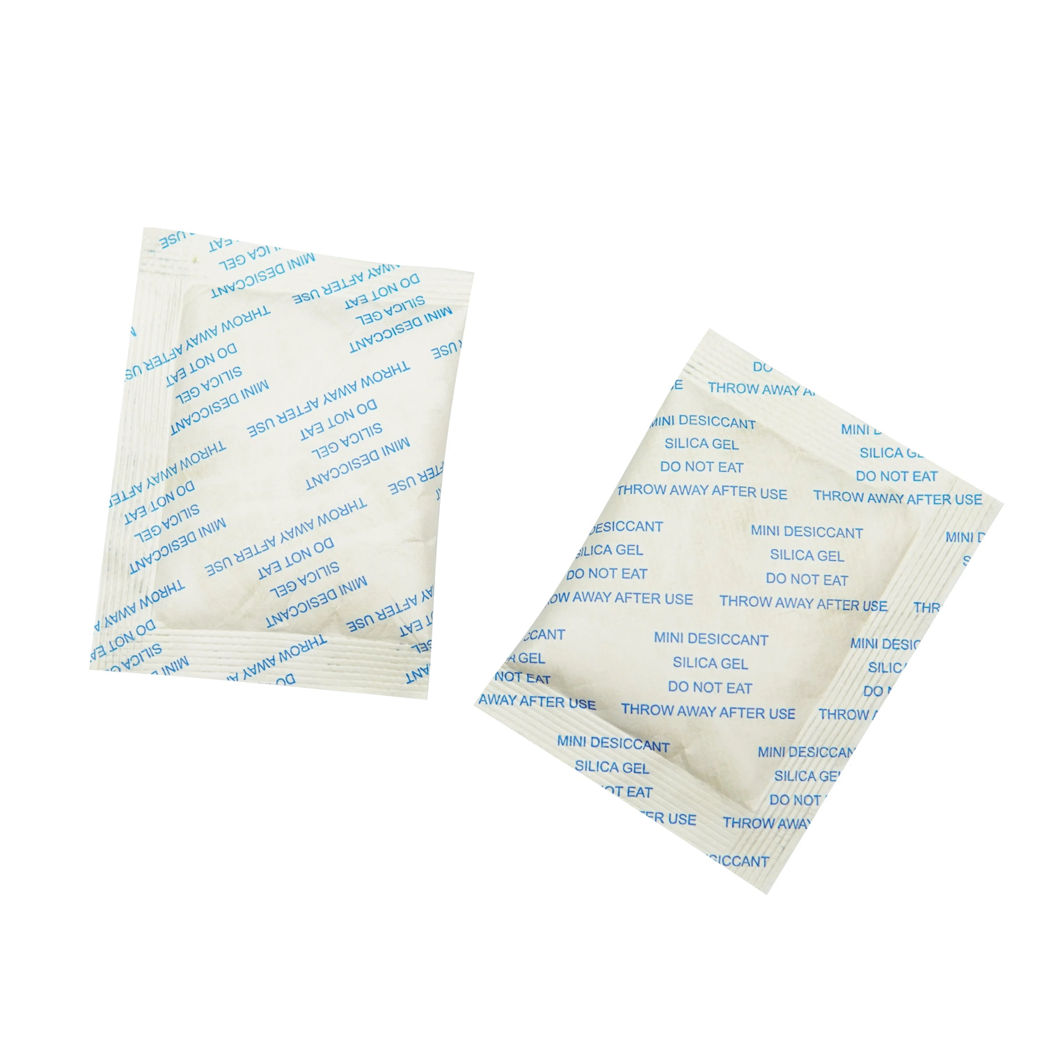Superior Absorption Silica Gel Desiccant Packets Remains Dry at Maximum Saturation