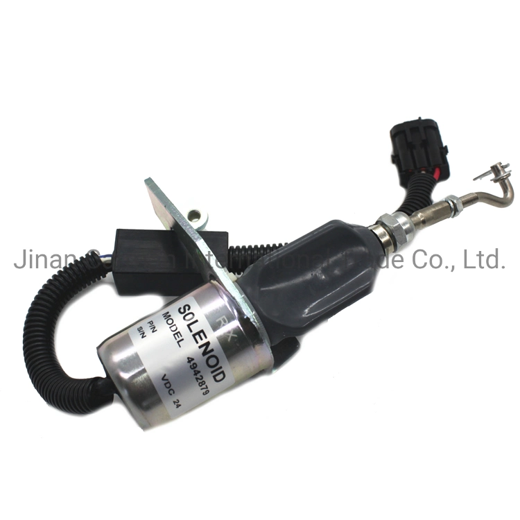 4942879 5346207 5295567 5292297 24V/12V Engine Fuel Shutdown Stop Solenoid Shutoff Solenoid for 6CT8.3