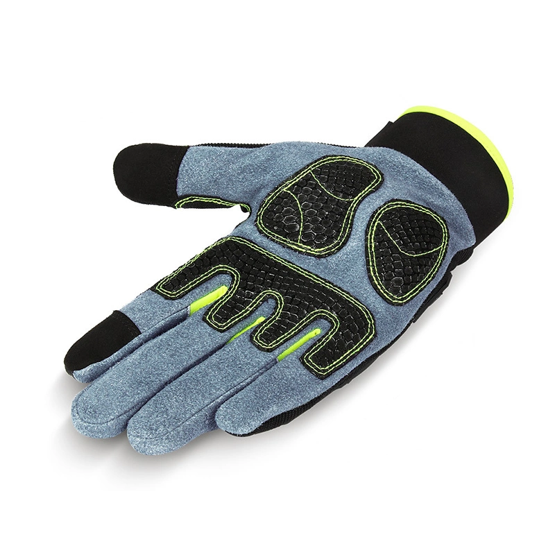 Fabricant de gros doigt plein cuir personnalisé Ride Racing Sports Gants de protection de l'écran tactile