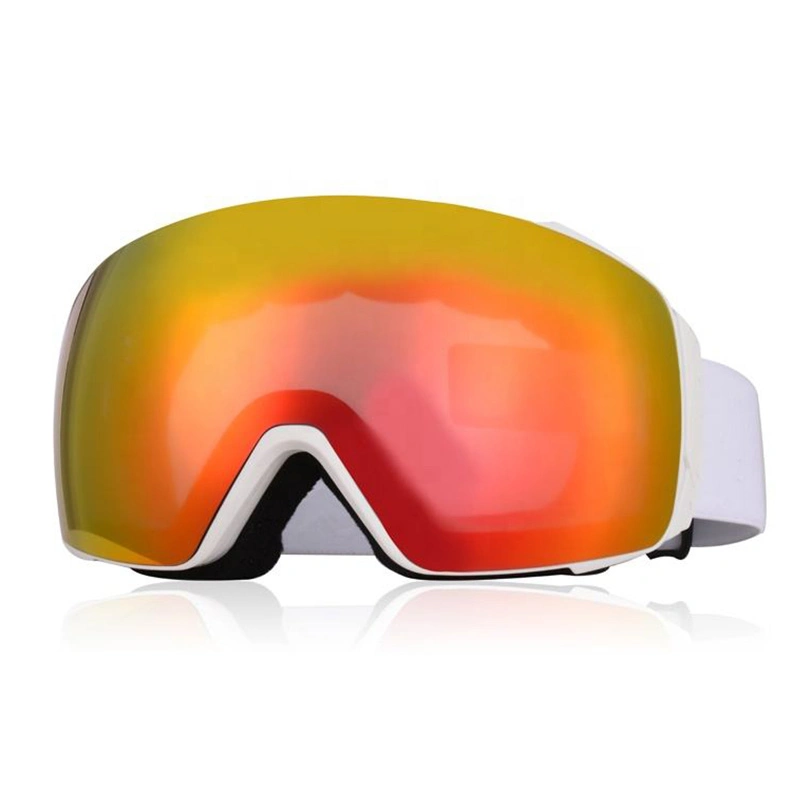 UV400 Revo PC-Objektiv Snowboarding Anti-Fog Skibrillen Xh10A