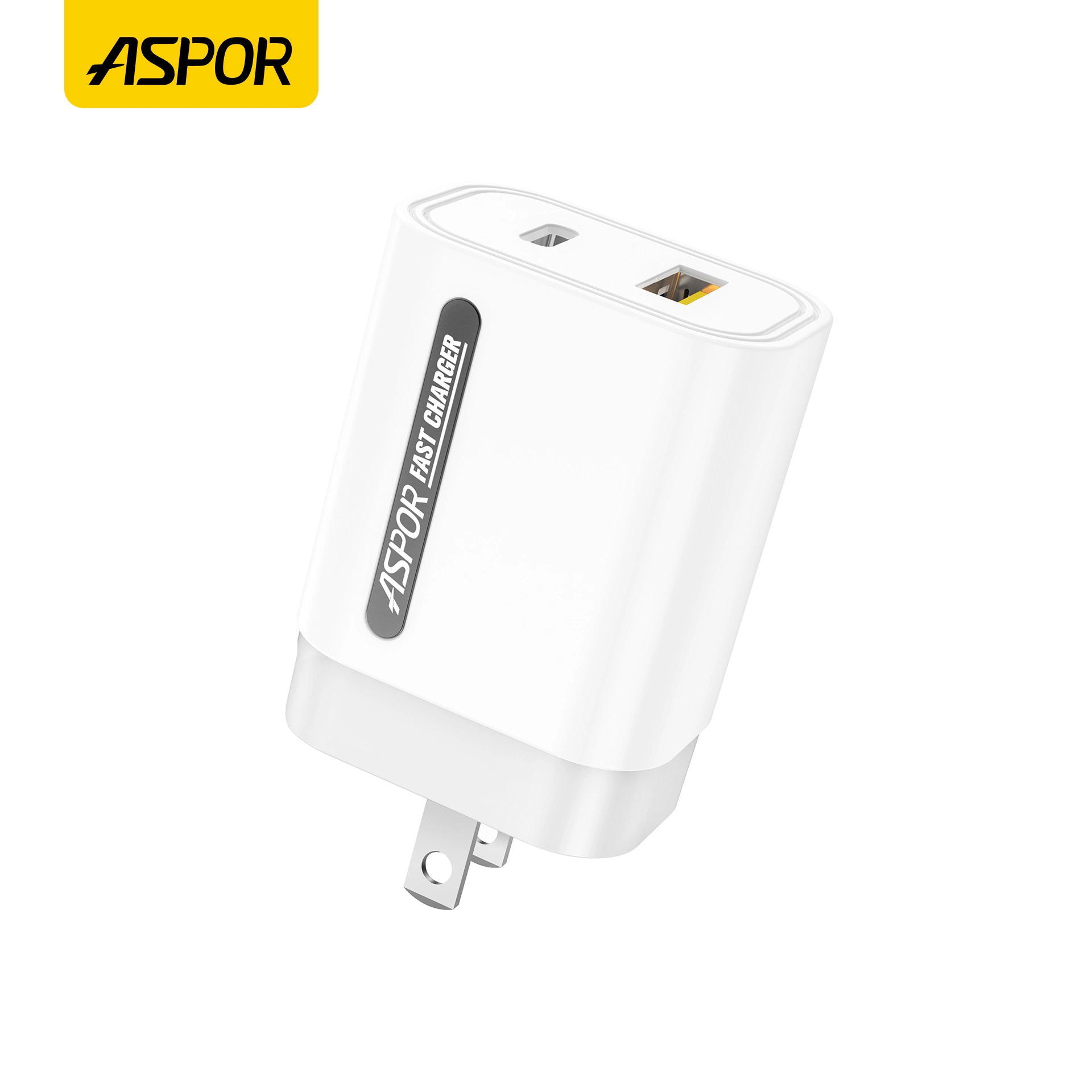 Aspor Brand Pd33W Quicking Charging QC Fast Charging Mobile Phone Charger Safety&Stable Cell Phone Accessories Factory Supply