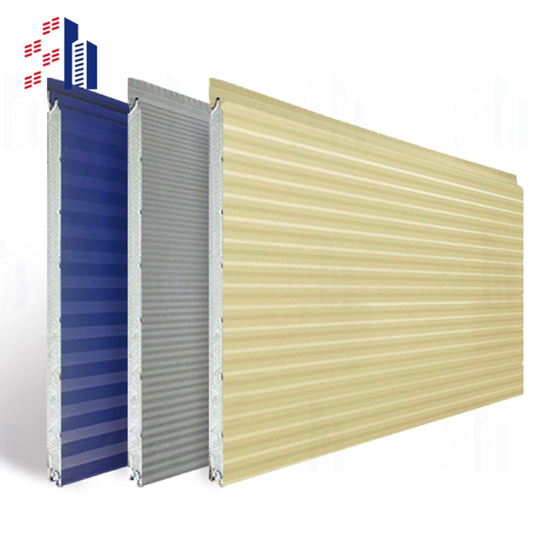 Exterior Decorative Waterproof Custom or Standard Garage Door 3D Wall Board PU Sandwich Panels