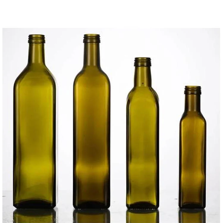 250ml 500ml 750ml Food Grade Dark Green Amber Transparent Dorica Glass Bottle