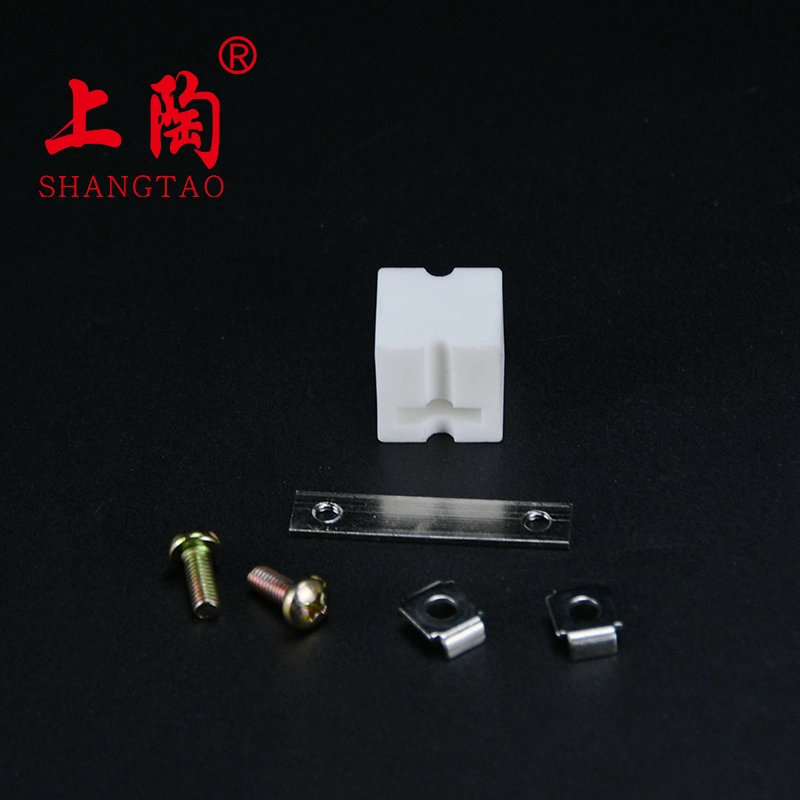 Custom High Tension Ceramic Post Insulators Making Raw Materials Ceramic Block Aircraft Shape