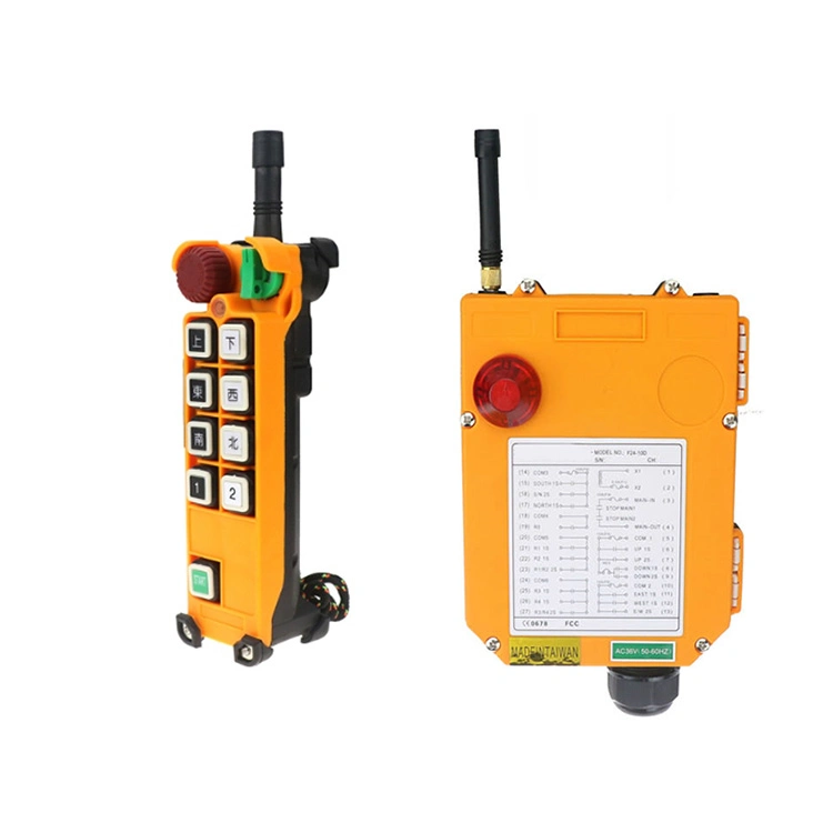 F24-8d best selling Dupla Velocidade receptor de controle remoto sem fio para uso de gruas de elevação