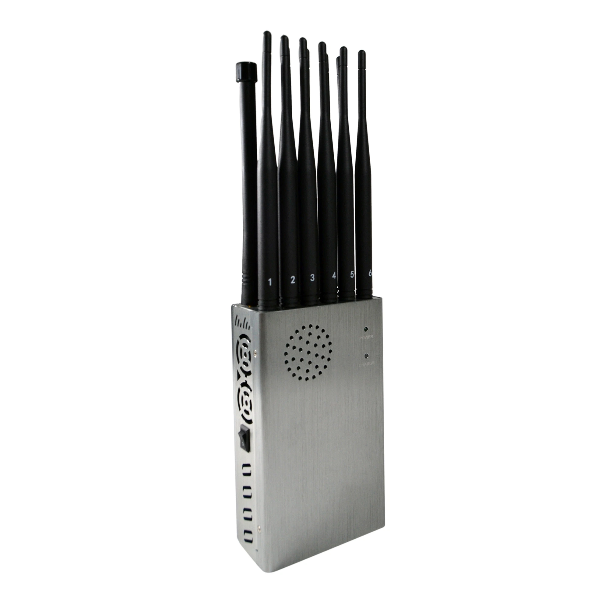 Handheld 12 Antennas Mobile Phone Jammer All CDMA GSM Dcs 2g 3G 4G 5g GPS L1 Gpsl2l5 WiFi Lojack Blocker