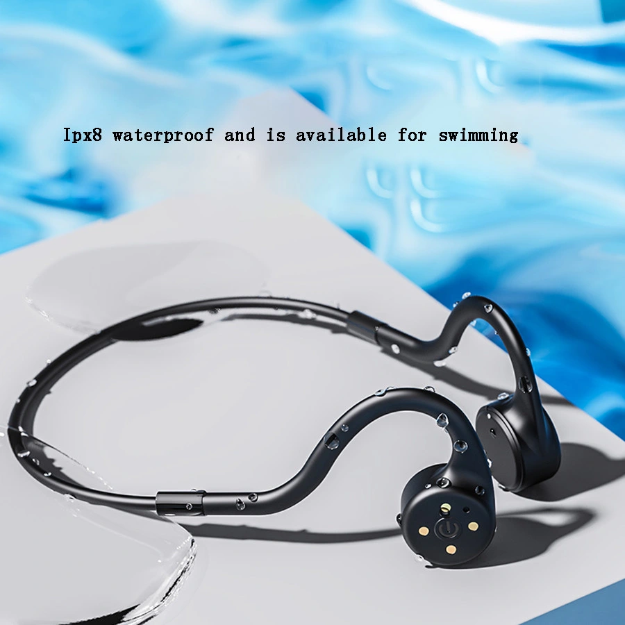 Hot Selling Lasted Bone Conduction Wireless Waterproof Ipx7 Waterproof Sport Earphone with Ear Hook