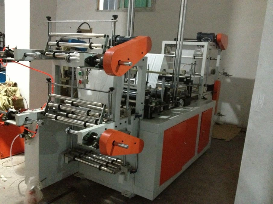 Computer Control High Speed Vest Rolling Bag Making Machine Double Layer