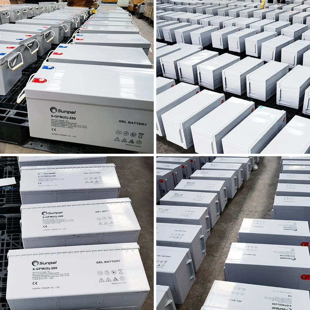 Lead Acid Deep Cycle Gel Electric Battery System 12V 100Ah 150Ah 200Ah 250Ah For Home Use